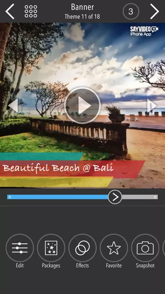 Capturas de pantalla de SayVideo - Video Decorator