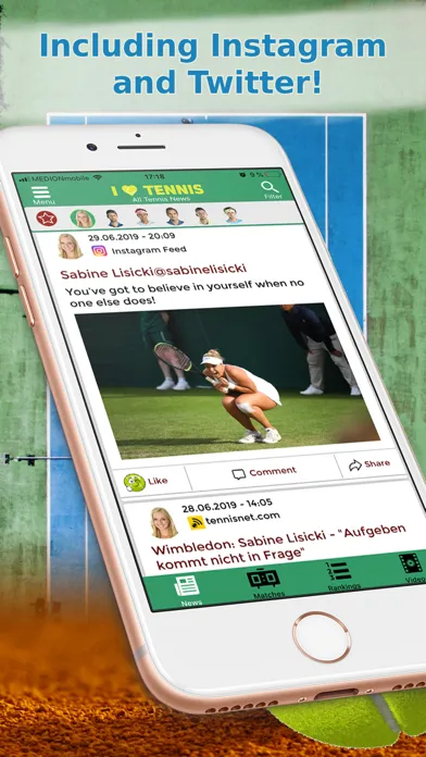 Sports News Tennis edition Screenshots