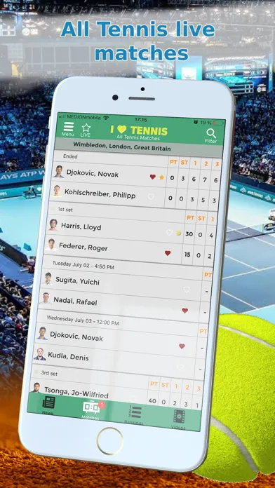 Sports News Tennis edition Screenshots