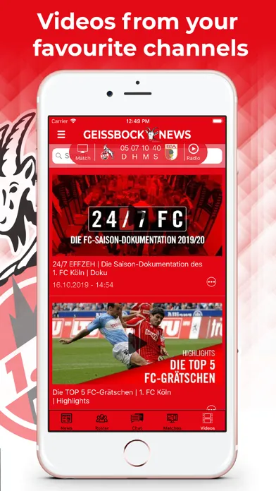 Tangkapan skrin Geissbock News