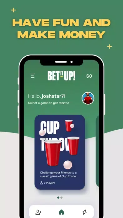 Capturas de tela do Bet It Up