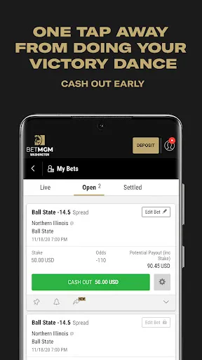 BetMGM @ Emerald Queen Casino Screenshots