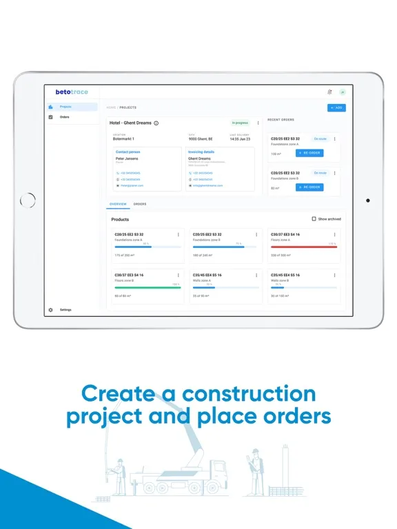 Capturas de pantalla de WIJCKMANS – BETON iPad 