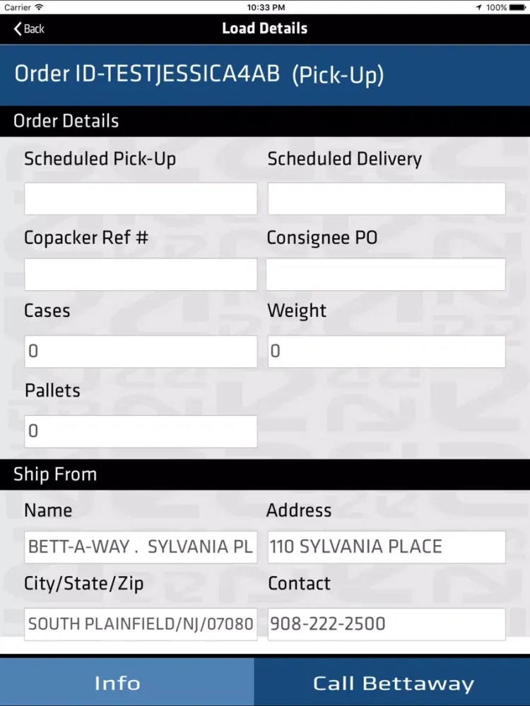 Скриншоты Bettaway Logistics -Driver App iPad 