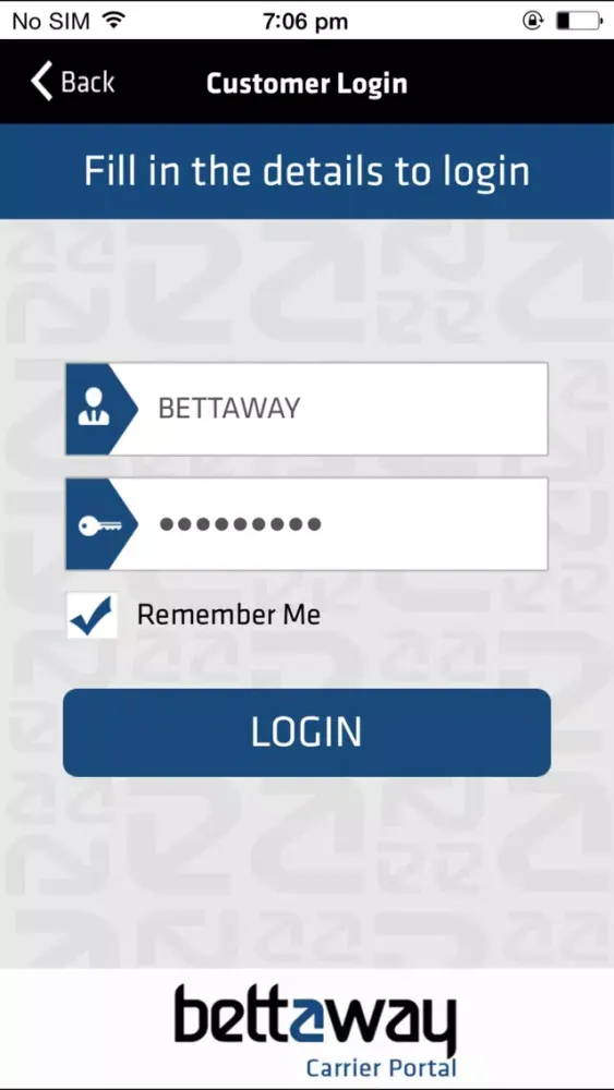 Скриншоты Bettaway Logistics -Driver App