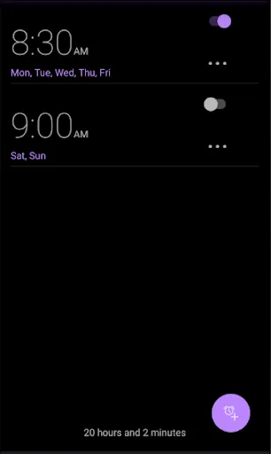 Simple Alarm Clock Screenshots