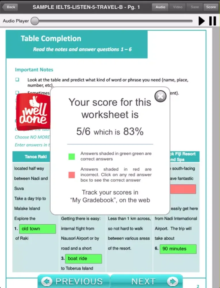 Capturas de pantalla de Better Assessments iPad 