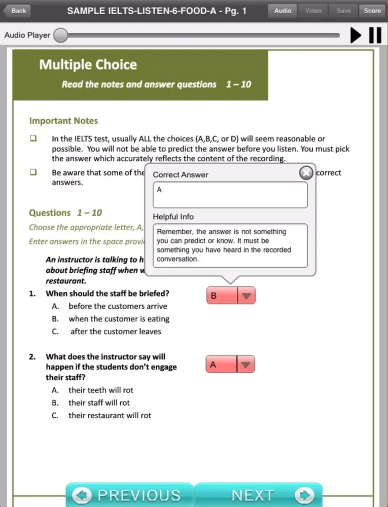 Capturas de pantalla de Better Assessments iPad 