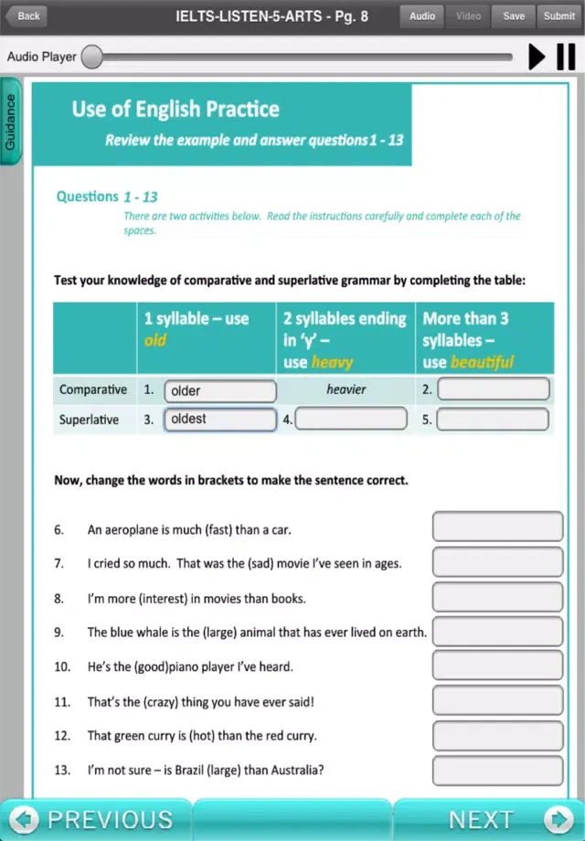 Capturas de pantalla de Better Assessments