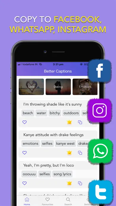 Daily Quotes & Captions for IG سکرین شاٹس