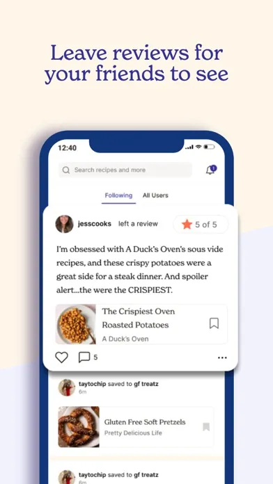 ภาพหน้าจอของ Spillt: Recipe & Meal Plan App