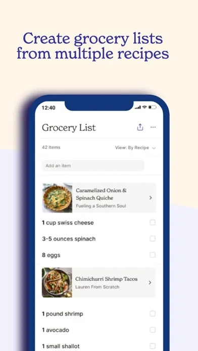 ภาพหน้าจอของ Spillt: Recipe & Meal Plan App