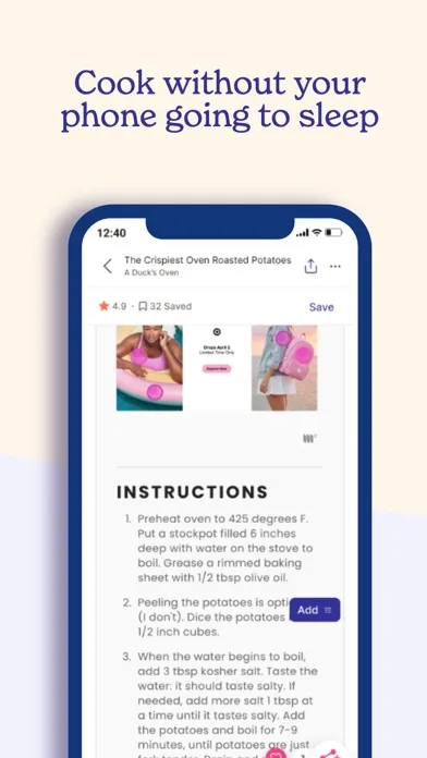 ภาพหน้าจอของ Spillt: Recipe & Meal Plan App