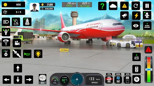 Flight Simulator : Plane Games应用截图