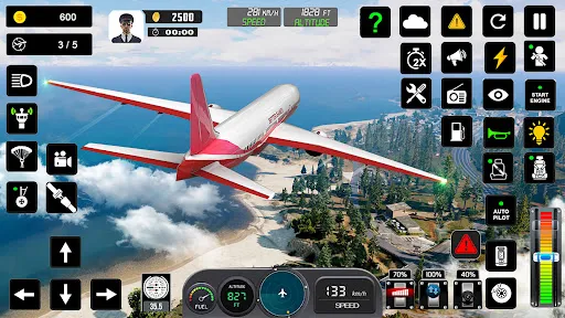 Flight Simulator : Plane Games应用截图