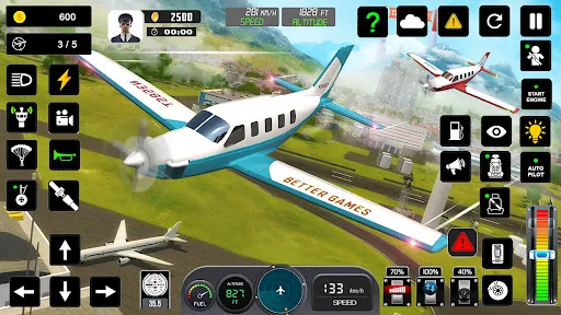 Flight Simulator : Plane Games应用截图