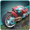 Futuristic Bike Racing Rider
