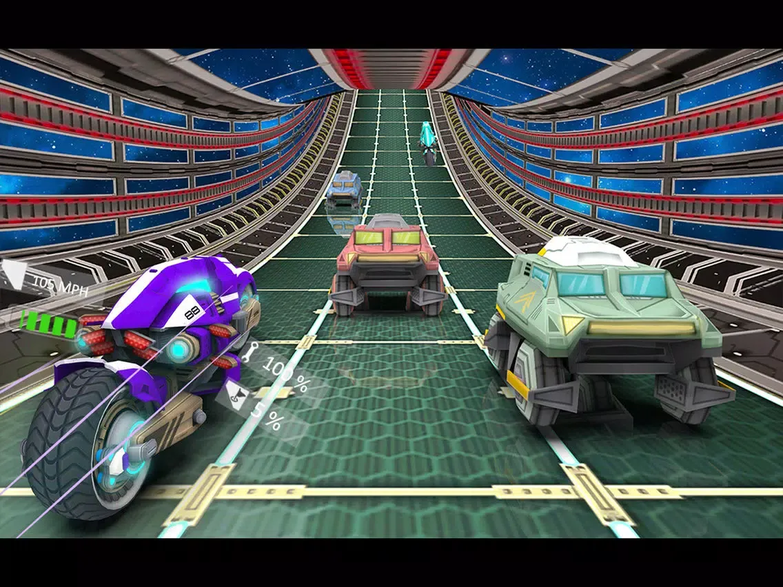Скриншоты Futuristic Bike Racing Rider iPad 