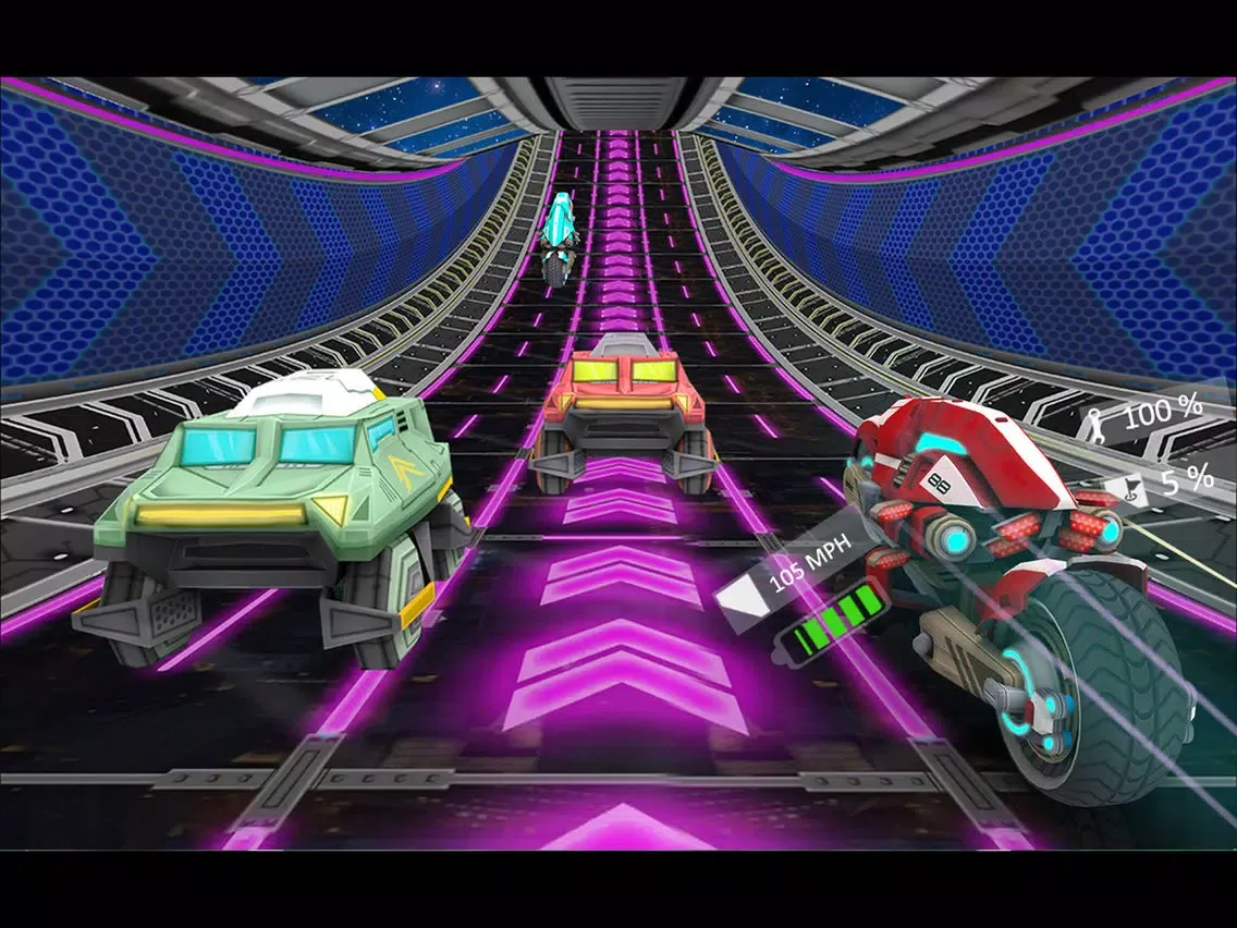 Скриншоты Futuristic Bike Racing Rider iPad 