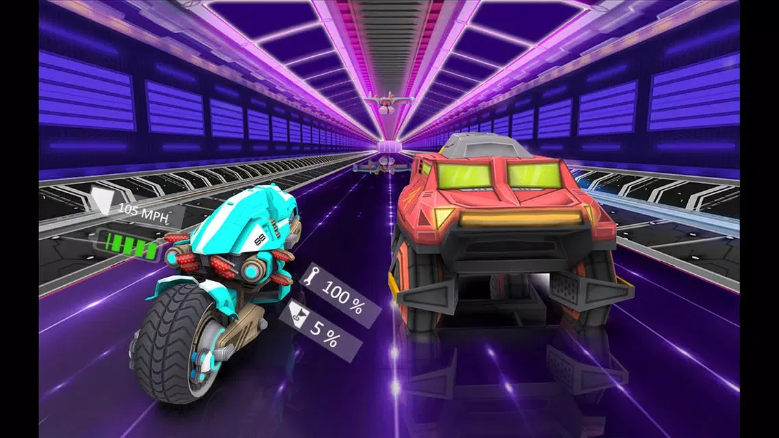 Скриншоты Futuristic Bike Racing Rider
