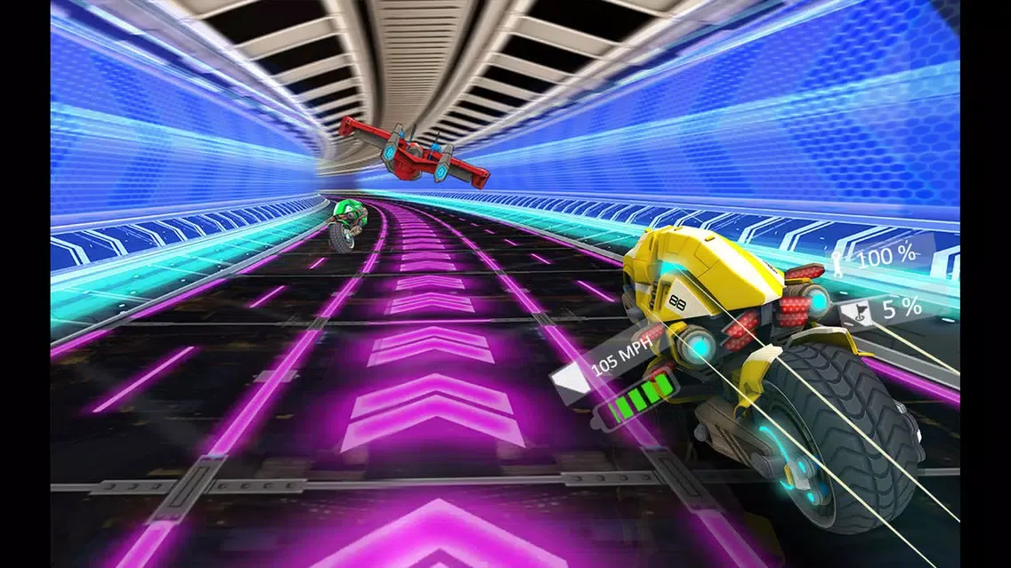 Скриншоты Futuristic Bike Racing Rider