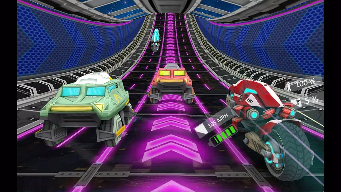 Скриншоты Futuristic Bike Racing Rider