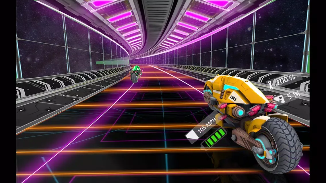 Скриншоты Futuristic Bike Racing Rider