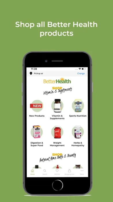 Ảnh chụp màn hình của Better Health Market - US