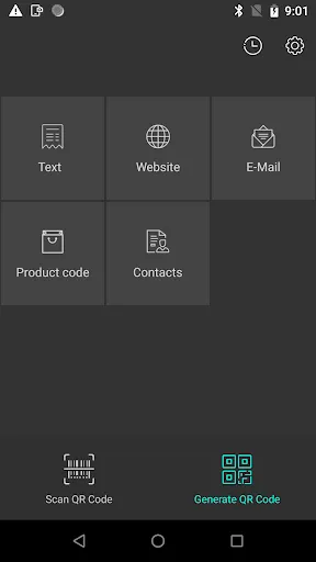 Captures d'écran de QR Code Reader & Generator