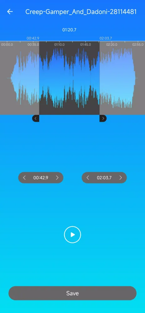 MP3 Cutter স্ক্রিনশট