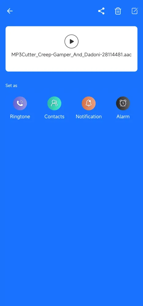 MP3 Cutter স্ক্রিনশট