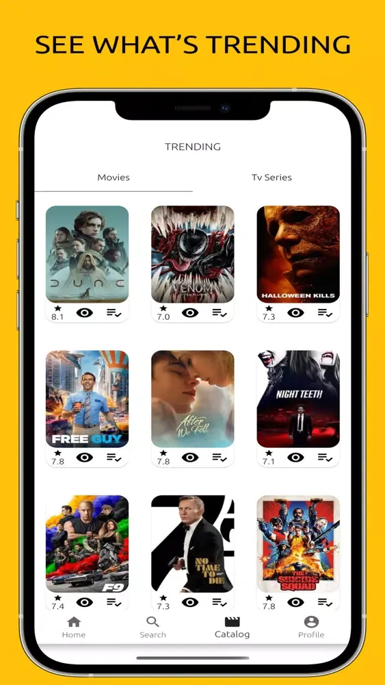 Capturas de pantalla de Movieet: A Film Social Network