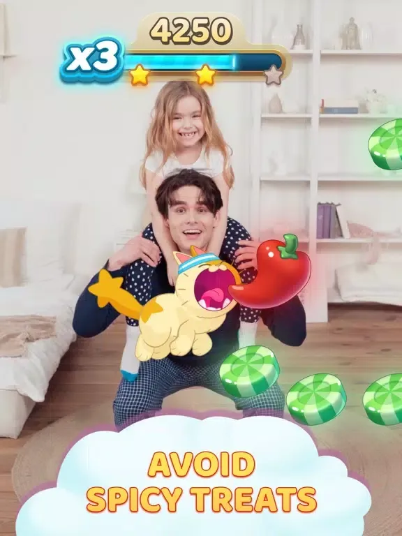 AR Fitness Game: Candy Squats iPad  স্ক্রিনশট