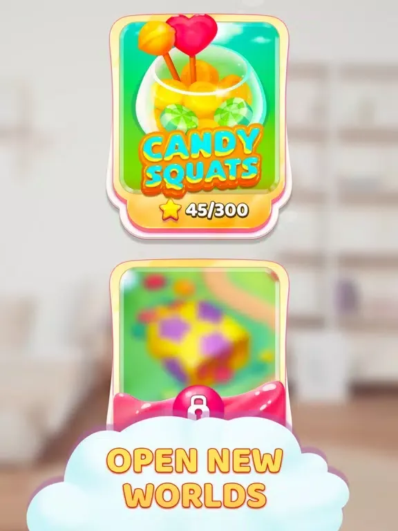 AR Fitness Game: Candy Squats iPad  স্ক্রিনশট