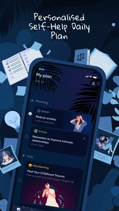 Capturas de pantalla de BetterMe: Mental Health