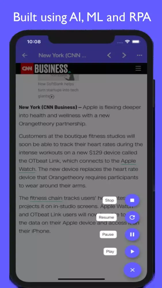 Morning Walk - AI News Reader Screenshots