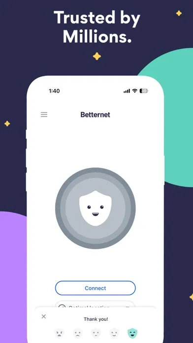 Capturas de pantalla de Super Fast VPN Proxy—Betternet