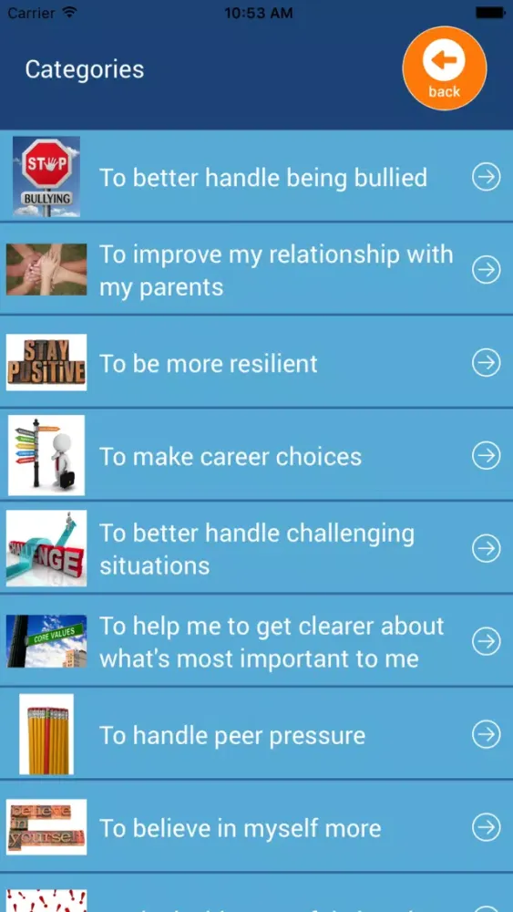 Capturas de pantalla de Teens Toolkit