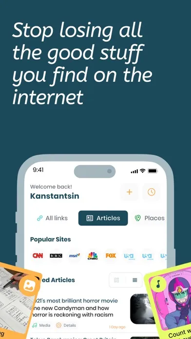 Stacks - Save and Share Links Screenshots