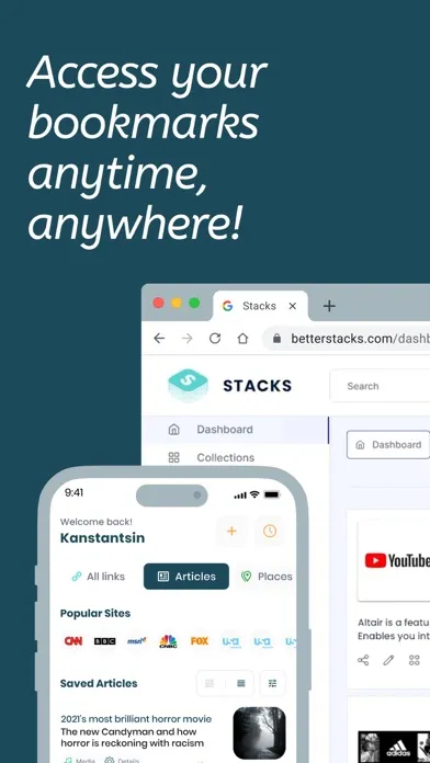 Stacks - Save and Share Links Screenshots
