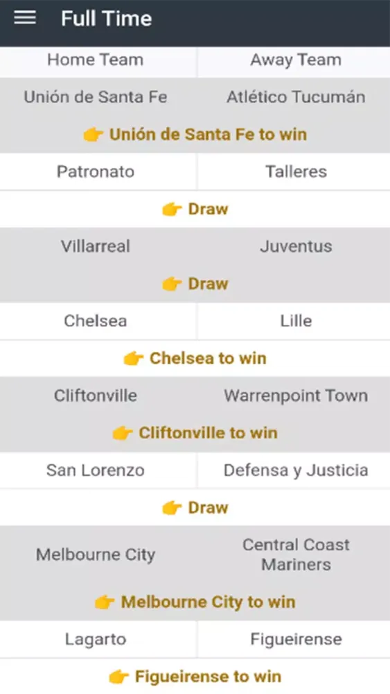 Correct Score 1X2 HT/FT Screenshots