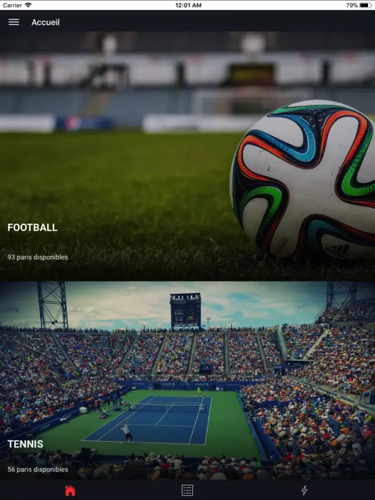 Zrzuty ekranu Bettor Zone iPad 