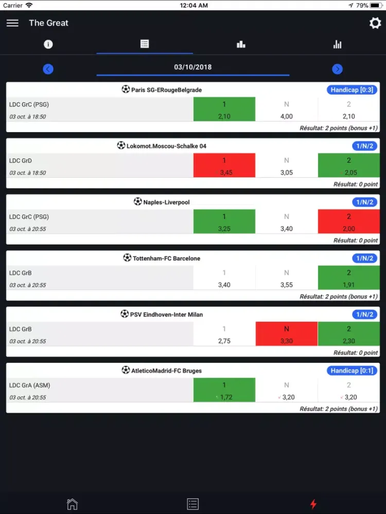 Zrzuty ekranu Bettor Zone iPad 