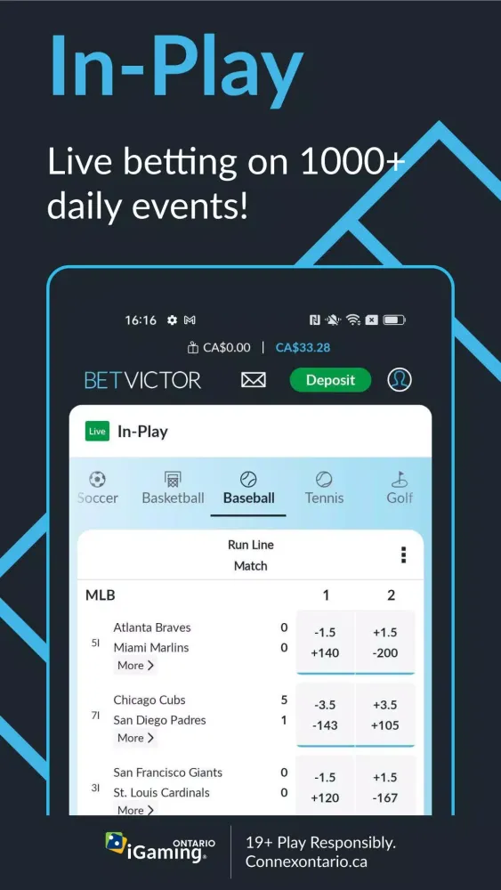 Ảnh chụp màn hình của BetVictor