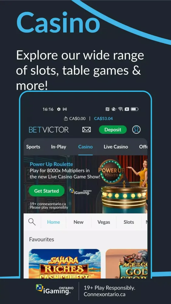 Ảnh chụp màn hình của BetVictor