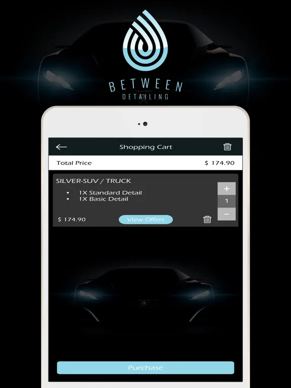 Between Detailing App iPad  Screenshots