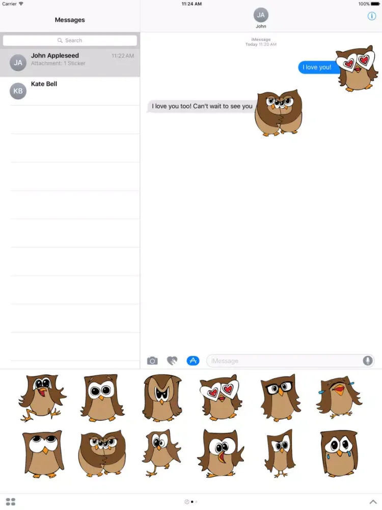 OwlMoji iPad  Screenshots