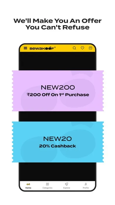 Скриншоты Bewakoof- Fashion Shopping App