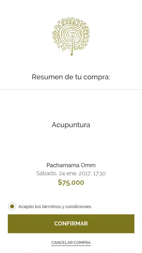 Capturas de tela do Pachamama Omm