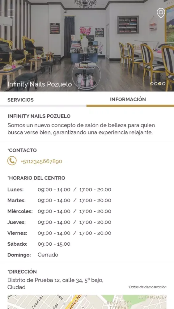 Infinity Nails Villaviciosa Ekran Görüntüleri